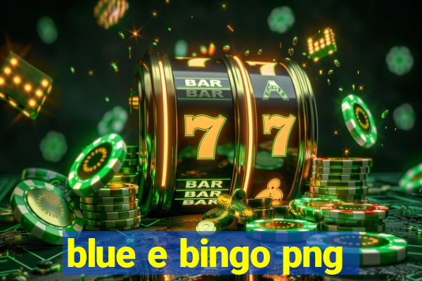 blue e bingo png